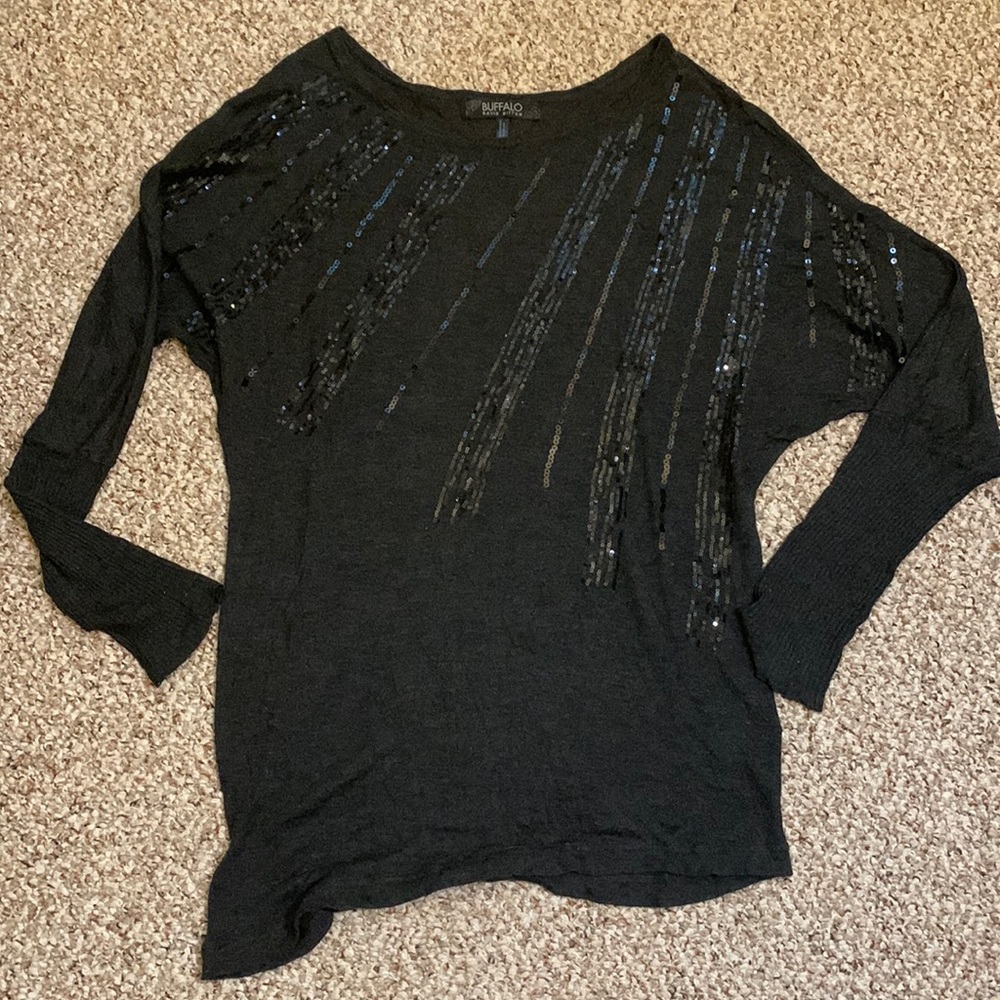 Buffalo David Bitton - Felice- Sequinned Top Med
